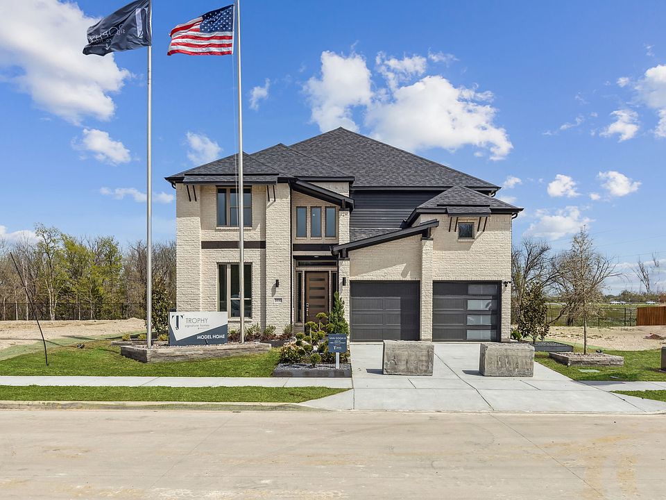 Cross Creek Meadows Van Gogh II Model Home in Celina TX by Trophy Signature Homes