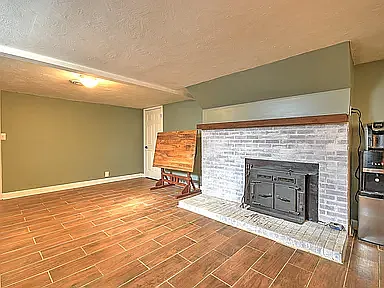 Spacious downstairs lounge.