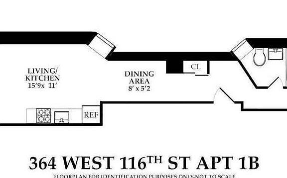 2nd image of 364 W 116th St APT 1B