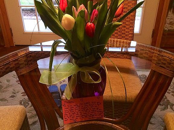 Flowers & French doors