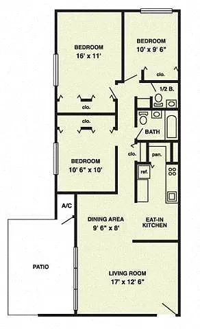 Floor plan C1