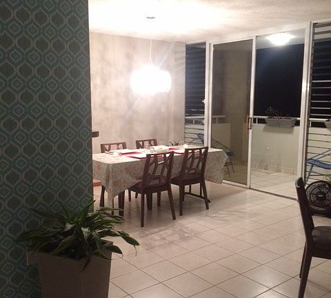 Dining room and balcony
