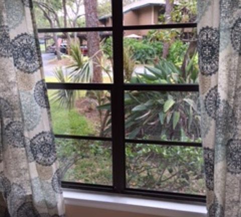 view from living room