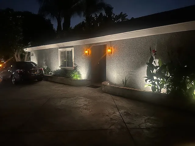 Front entrance to house