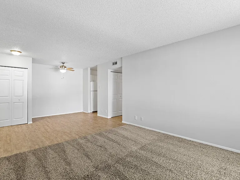 Dining room into kitchen and hallway