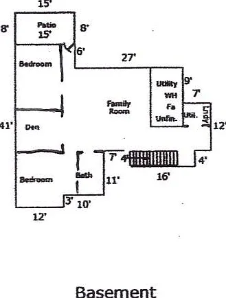 Basement Floorplan