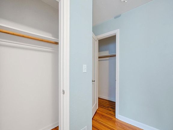Main floor Master bedroom with 2 full closets