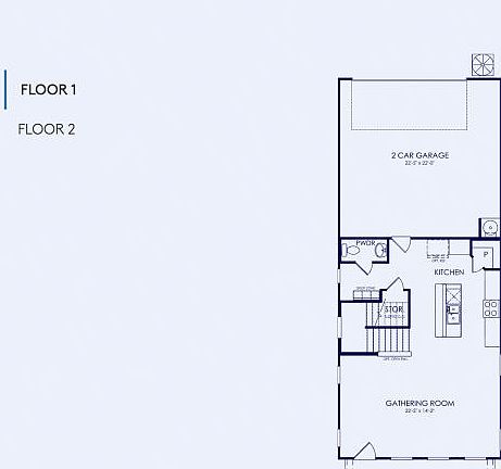 Moultrie Floor Plan, Quick Move-In Home, Floor 1