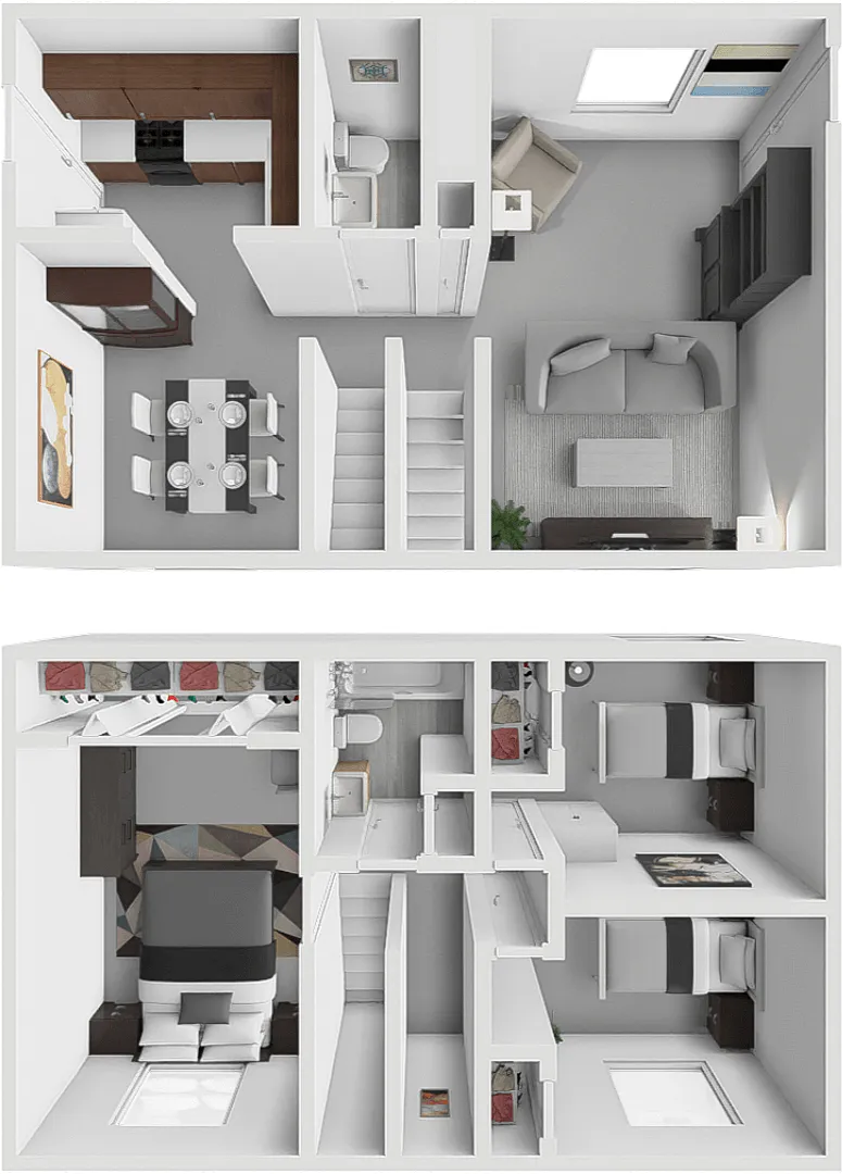 Floor plan Escape TH