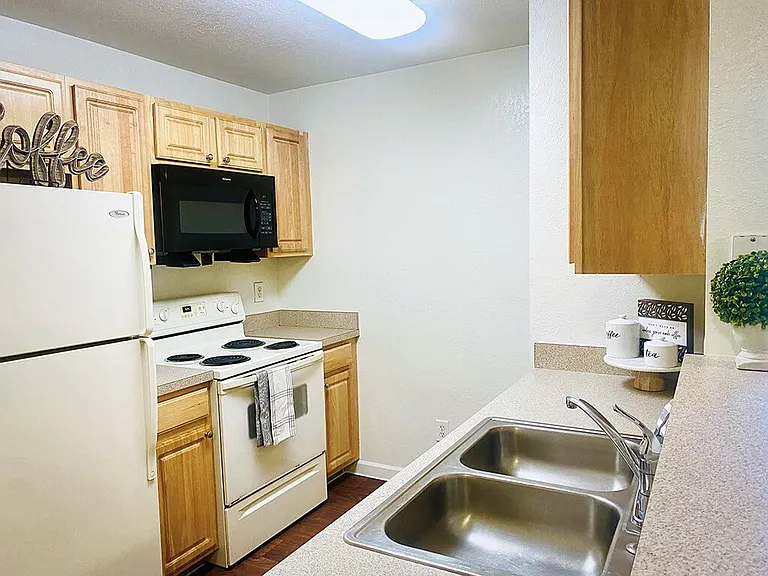 Kitchen with Double Sink