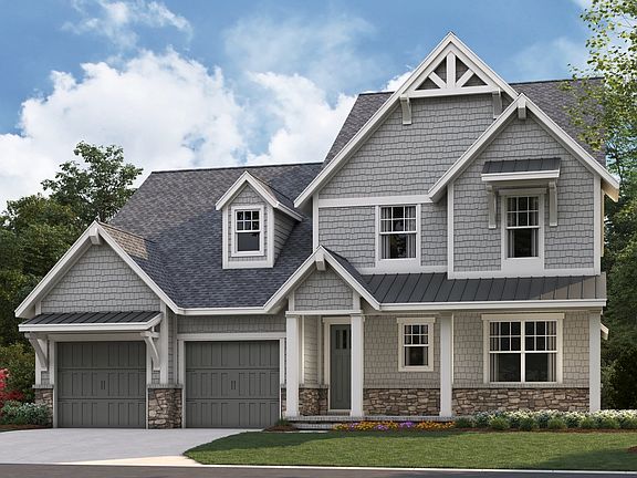 Marin Expanded - Craftsman d 2-Car Front Load Garage Note Renderings may show optional featur