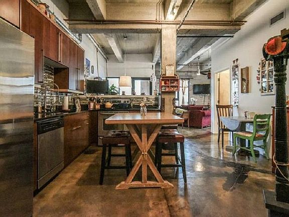 Condo #270 from hallway entrance, facing south.