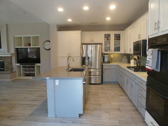 Kitchen & partial family room
