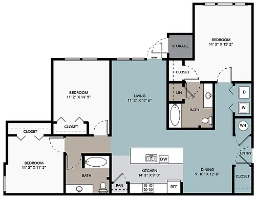 Floor plan 3A