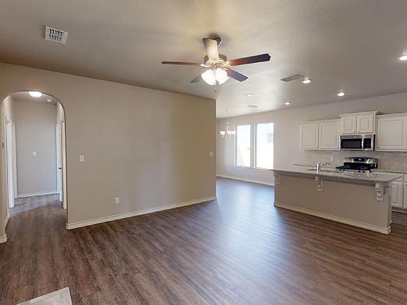 This large living room makes a great spot for family movie night.