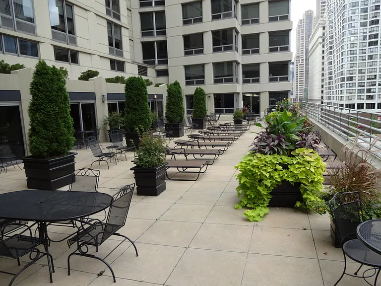 Sundeck with grills_
