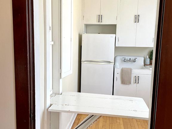 Fold down table for extra space.
