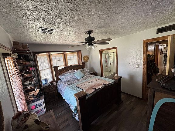 Master bedroom with bathroom