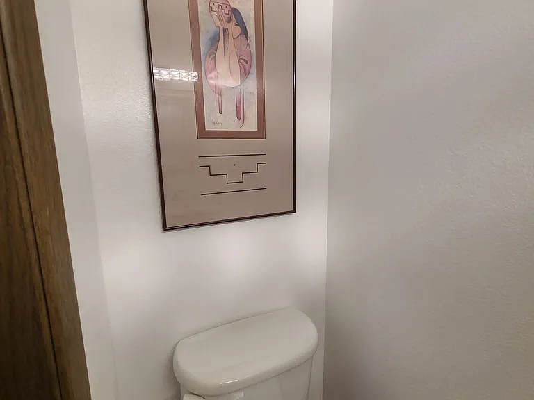 Powder room off Hallway