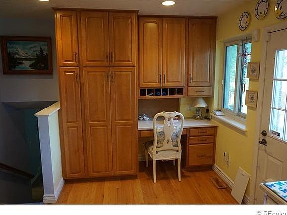 Kitchen pantry and desk area