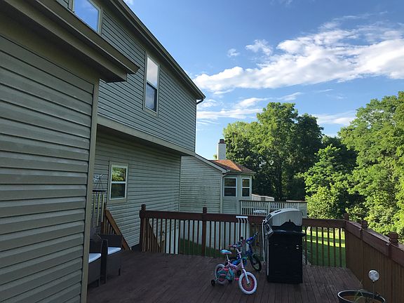 Backyard and deck