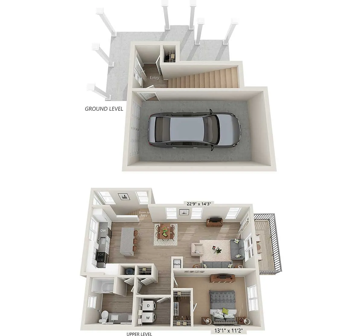 Floor plan A4-1114