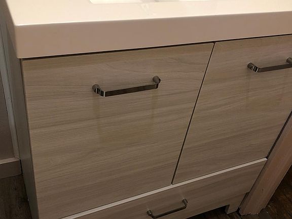 New modern vanity