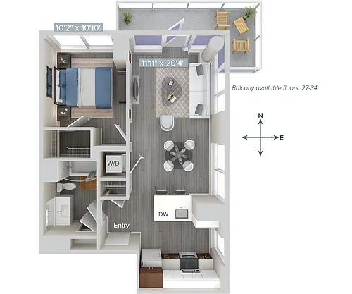 Floor plan A4-707