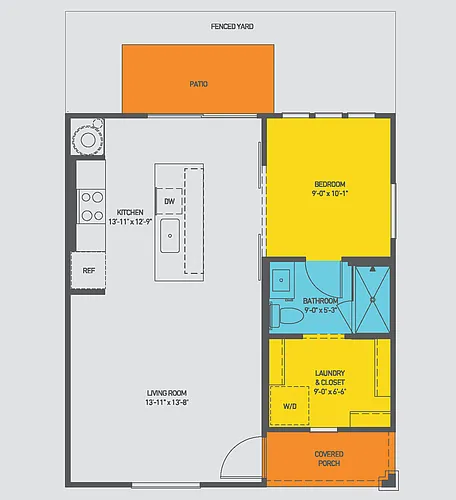 Floor plan Goldfield