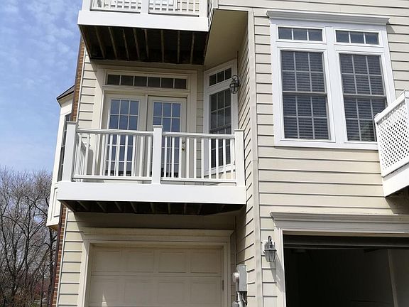 Attached 2 car garage and 2 balconies