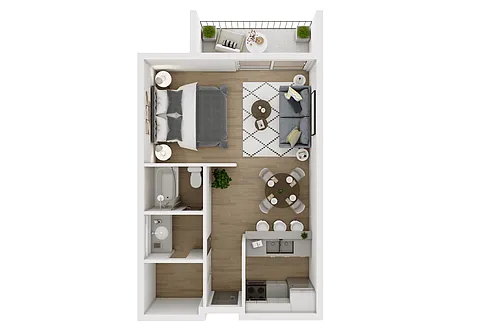 Floor plan Studio
