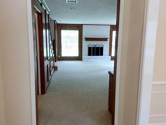 View of the living area from the foyer.  What a great family living space.