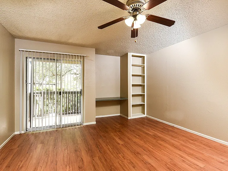A1 - Living Area with Bookshelves