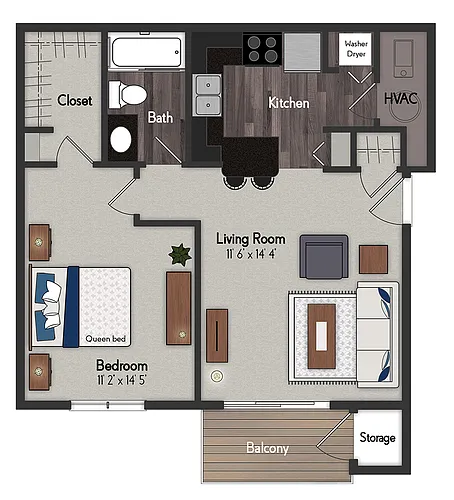 Floor plan Pacific