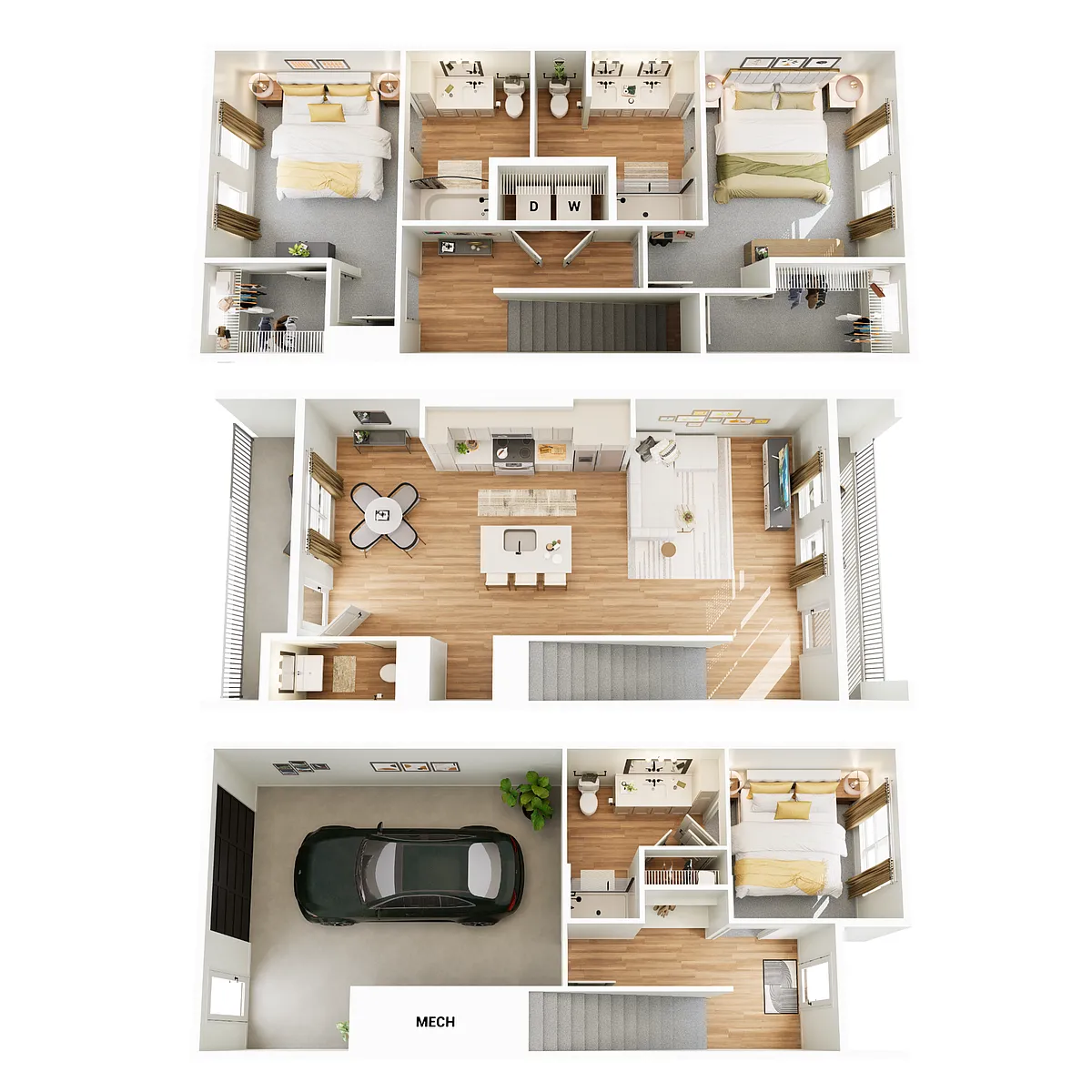 Floor plan TH-C2 Townhome