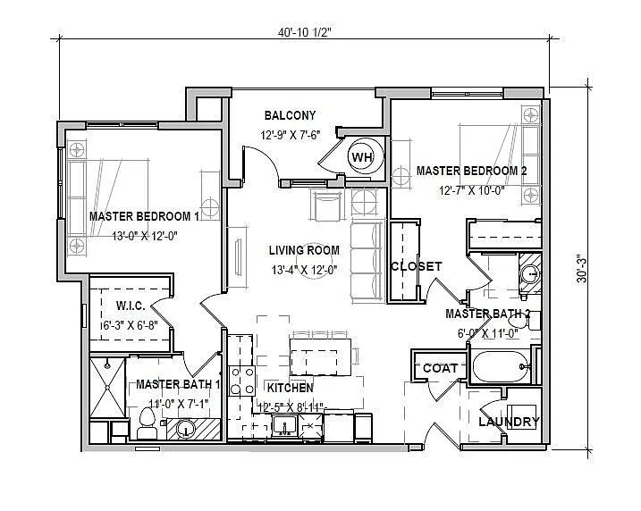 Floor plan Turquoise