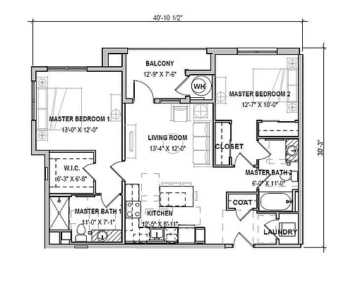 Floor plan Turquoise