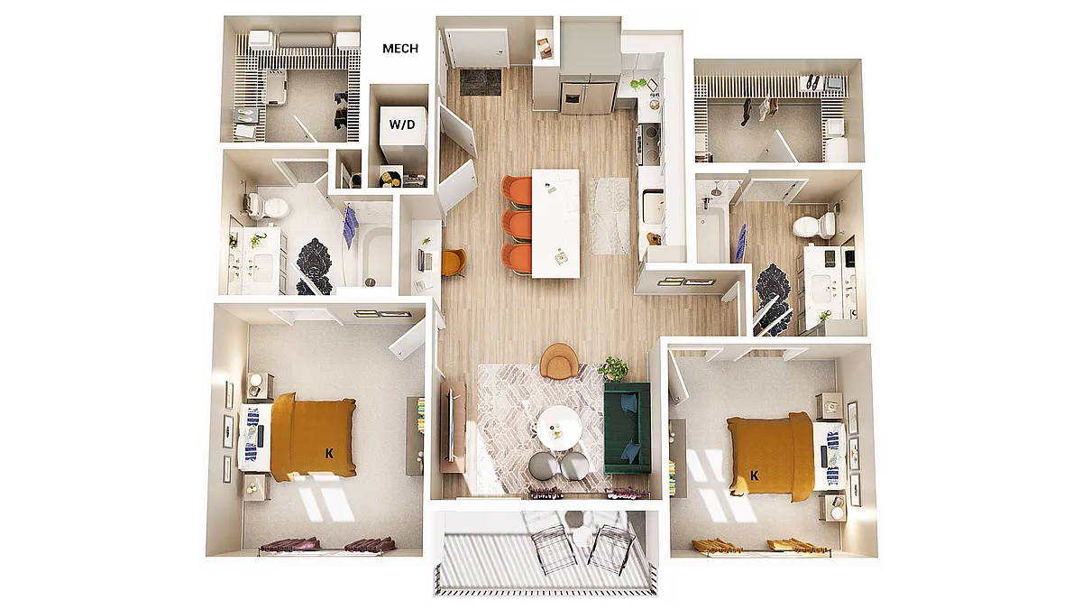 Floor plan B1