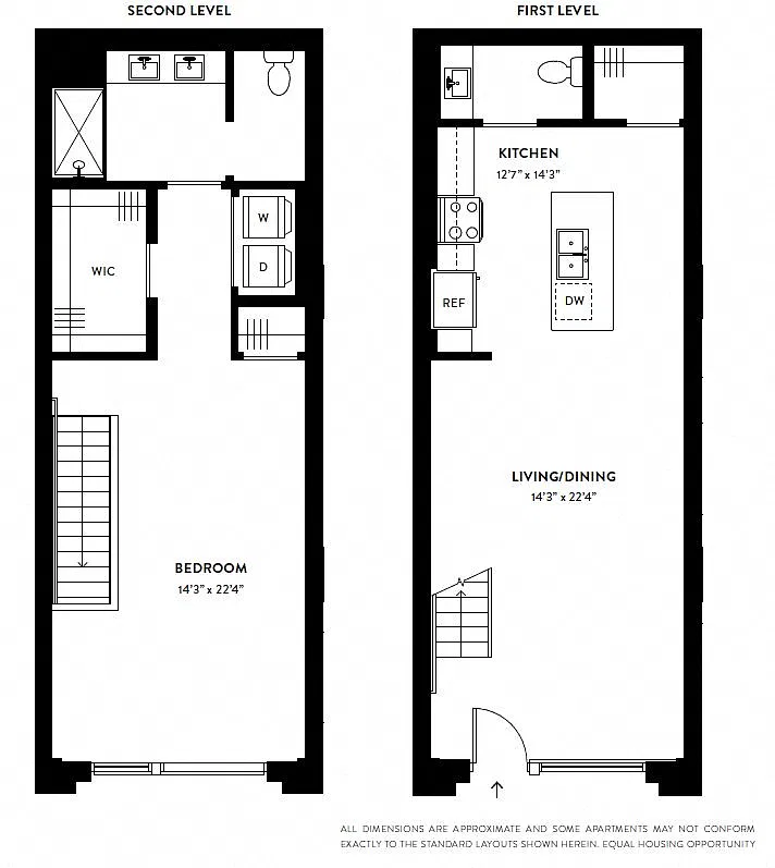 Floor plan TH1 Live Work