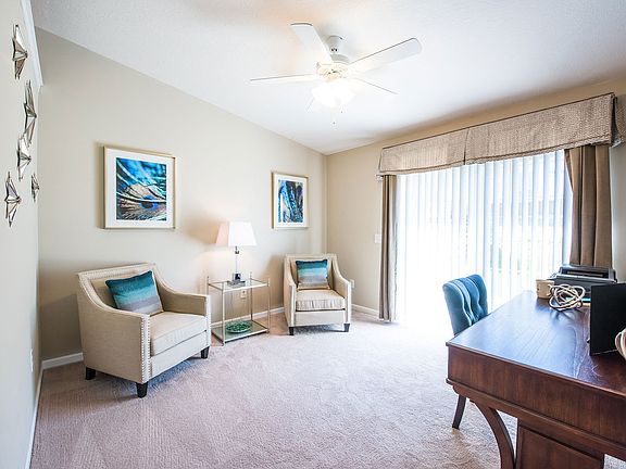 Relax in the Den Space of our Standard Homes or Head to the Patio at our Green Ash Trail Location