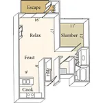 Floor plan Dry Lake