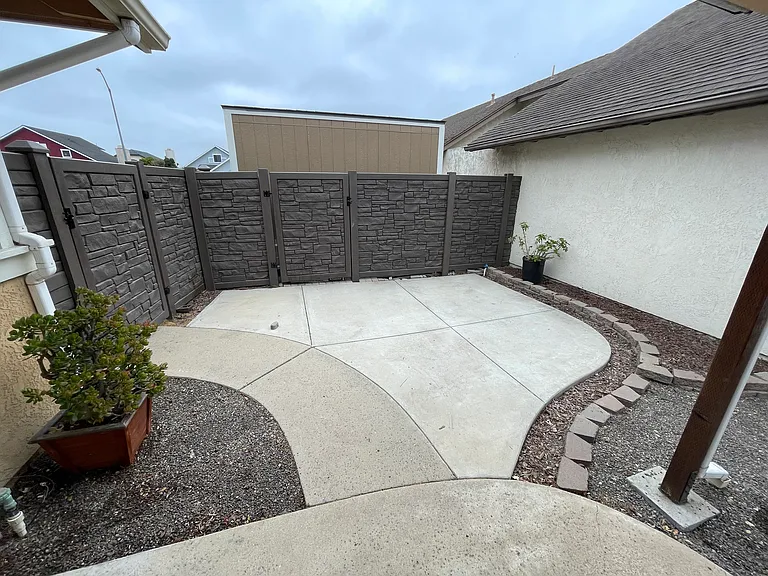 Backyard Patio Area