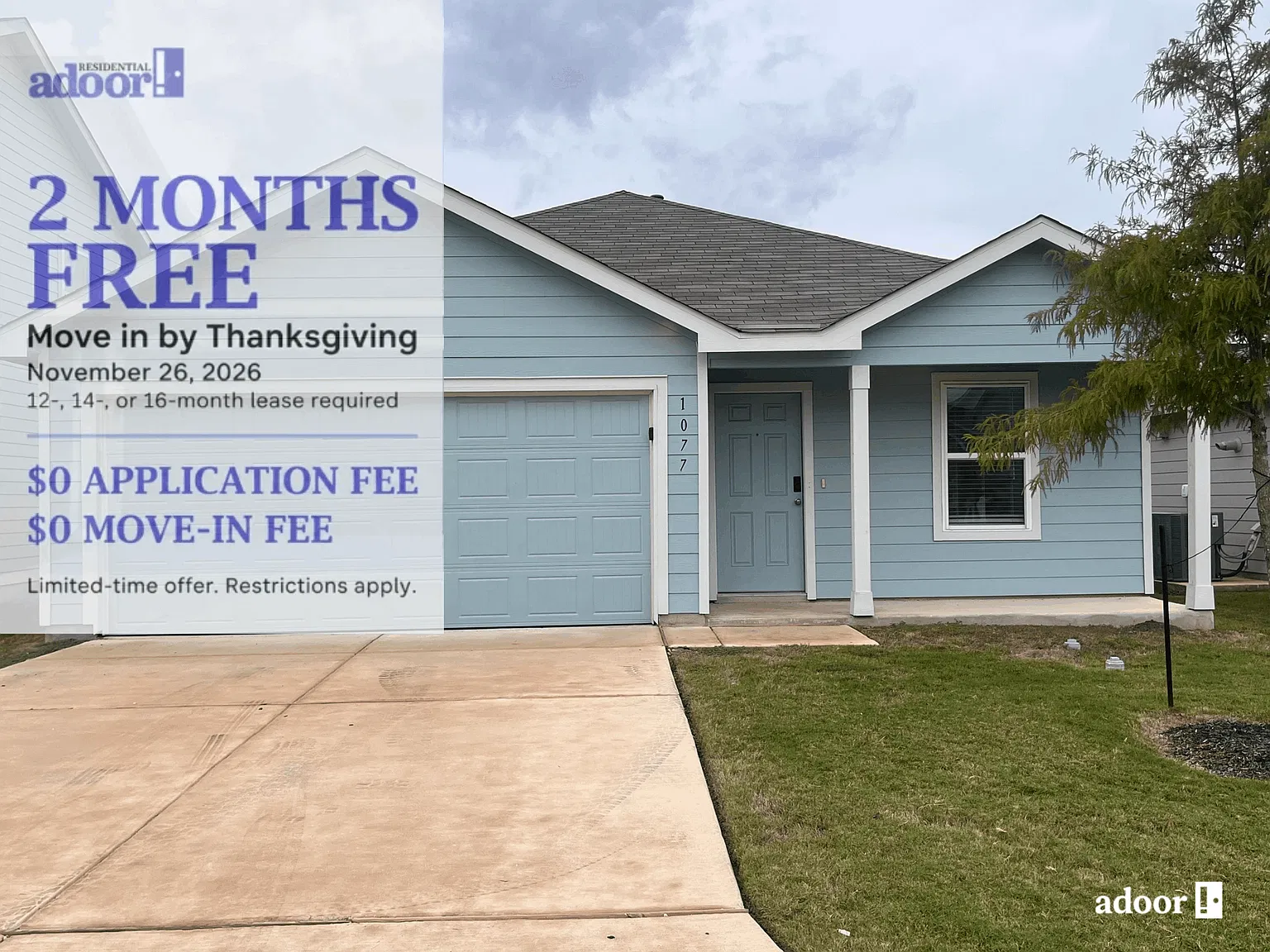 4 bed, 2.0 bath, 1667 sqft, $1,925 — Photo 1