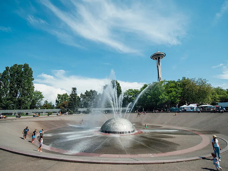 Seattle Center fountain