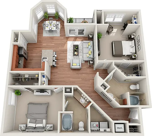 Floor plan B2