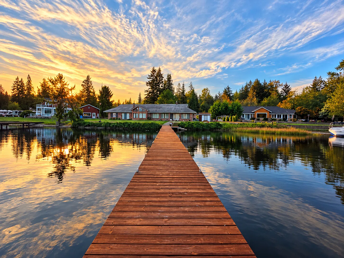 Lake Goodwin Waterfront Living - Spacious Home with Stunning Views! — Photo 2