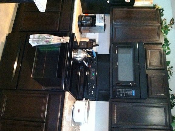 Black Smooth-top Stove