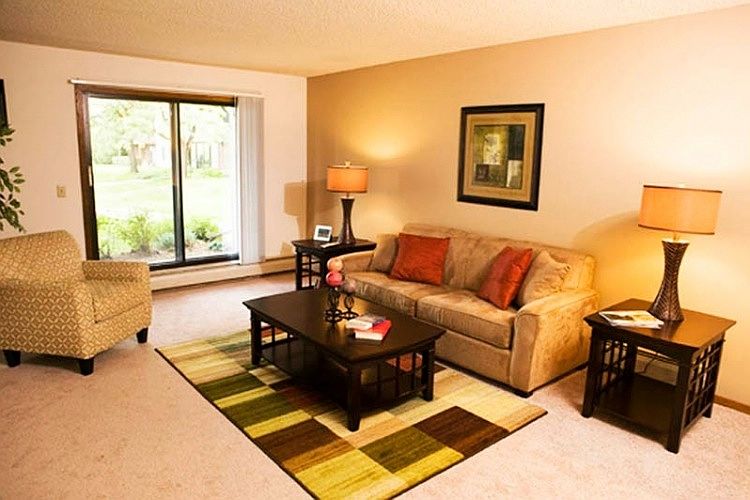 What a furnished living room might look like.
