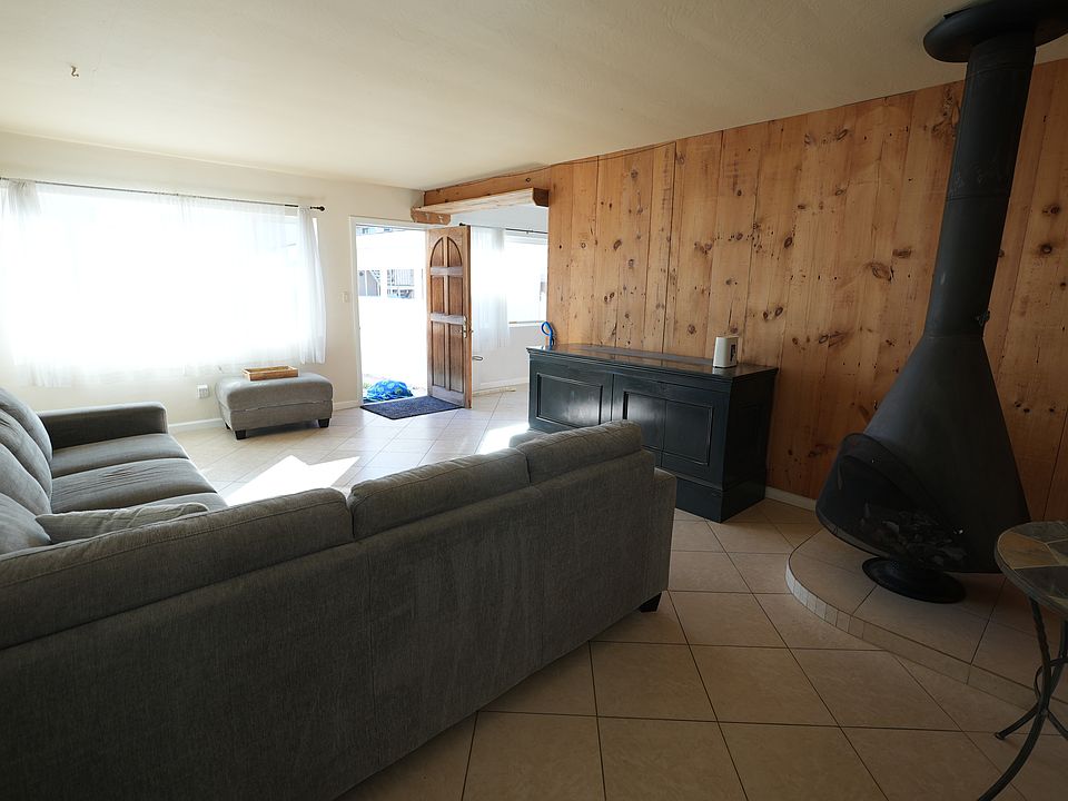 Living room and front door