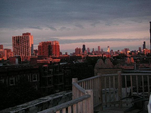 View from shared rooftop deck